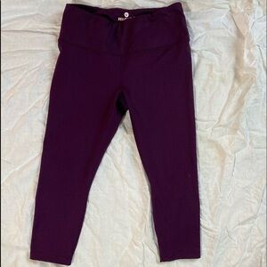 Velocity leggings mid rise ankle size Large